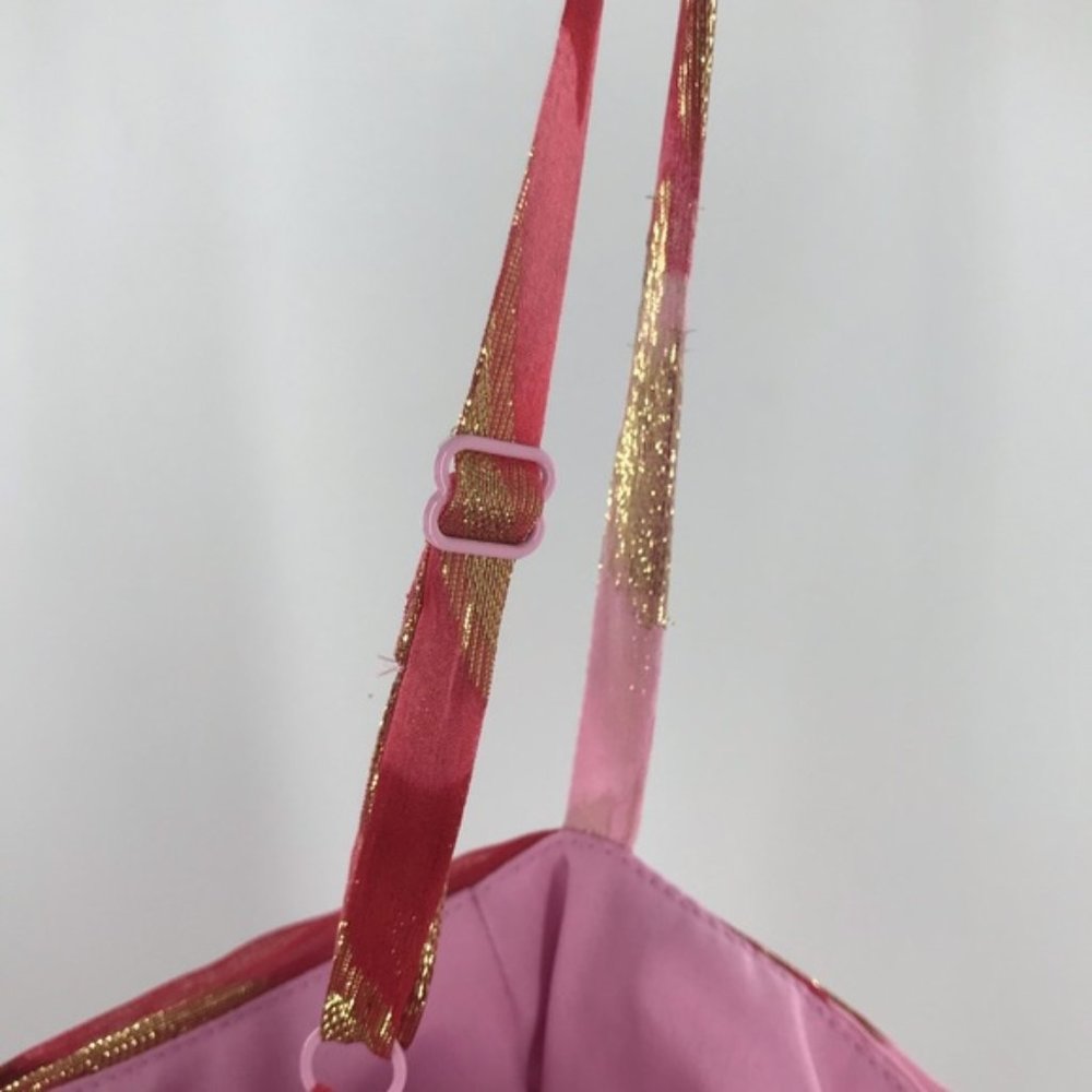 Red/Pink/Gold Oleg Cassini Dress NWT sz 8 - Picture 10 of 12
